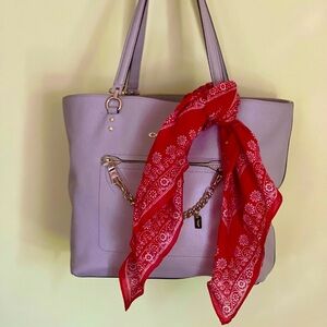 $30 or FREE Madewell True Red Organic Cotton Bandana Scarf Kerchief